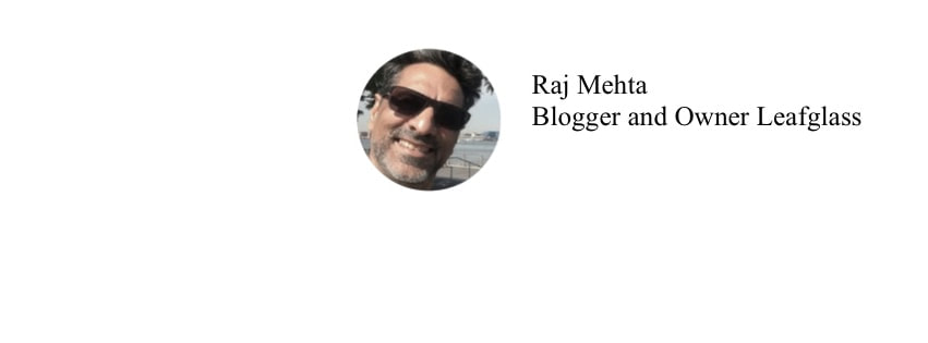Raj mehta- Blogger Banner